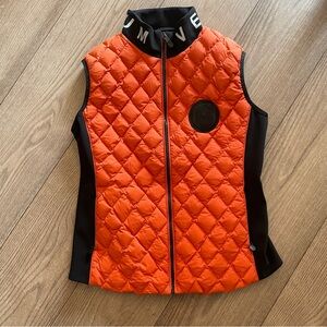 Vestrum Murcia Orange Quilted Women's equestrian riding Vest size L